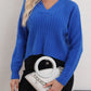 V-Neck Long Sleeve Sweater