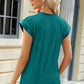 Round Neck Cap Sleeve T-Shirt