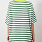 Striped Round Neck Half Sleeve T-Shirt