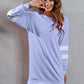 Full Size Striped Round Neck Long Sleeve T-Shirt