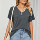 V-Neck Short Sleeve T-Shirt