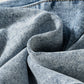 Washed Wide Leg Jeans with Pockets