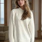 Mock Neck Long Sleeve Sweater