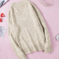 V-Neck Dropped Shoulder Sweater