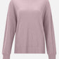 Side Slit Round Neck Long Sleeve T-Shirt