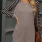 Striped Round Neck Long Sleeve T-Shirt