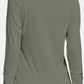Decorative Button V-Neck Long Sleeve T-Shirt