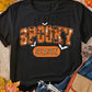 SPOOKY SEASON Round Neck Short Sleeve T-Shirt