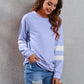 Full Size Striped Round Neck Long Sleeve T-Shirt