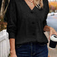 V-Neck Long Sleeve T-Shirt