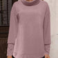 Full Size Mock Neck Long Sleeve T-Shirt