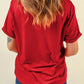 Santa Round Neck Short Sleeve T-Shirt