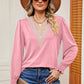 V-Neck Long Sleeve T-Shirt