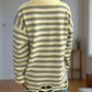 Distressed Striped Round Neck Long Sleeve Sweater