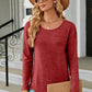 Round Neck Long Sleeve T-Shirt