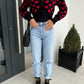 Valentine’s Day Heart V-Neck Cropped Cardigan