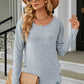 Round Neck Long Sleeve T-Shirt