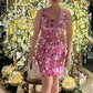 Pink Glow Mini Dress - Michelle Francisco