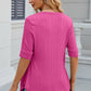 Eyelet Half Sleeve T-Shirt
