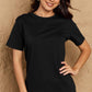 Full Size Round Neck Short Sleeve T-Shirt