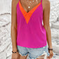 Contrast V-Neck Cami