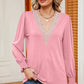 V-Neck Long Sleeve T-Shirt