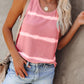 Full Size Tie-Dye Round Neck Tank