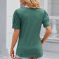 Round Neck Puff Sleeve T-Shirt