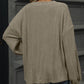 V-Neck Long Sleeve T-Shirt