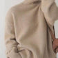 Turtleneck Dropped Shoulder Long Sleeve Sweater