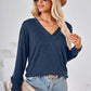 V-Neck Dropped Shoulder T-Shirt
