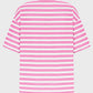 Striped Round Neck Half Sleeve T-Shirt