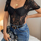 Lace Short Sleeve Bodysuit