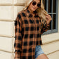 Plaid Button Up Long Sleeve Shirt