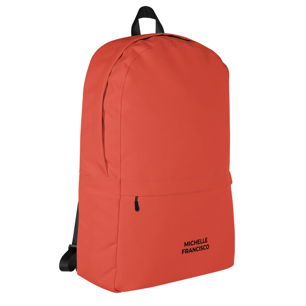 Orange Red Backpack