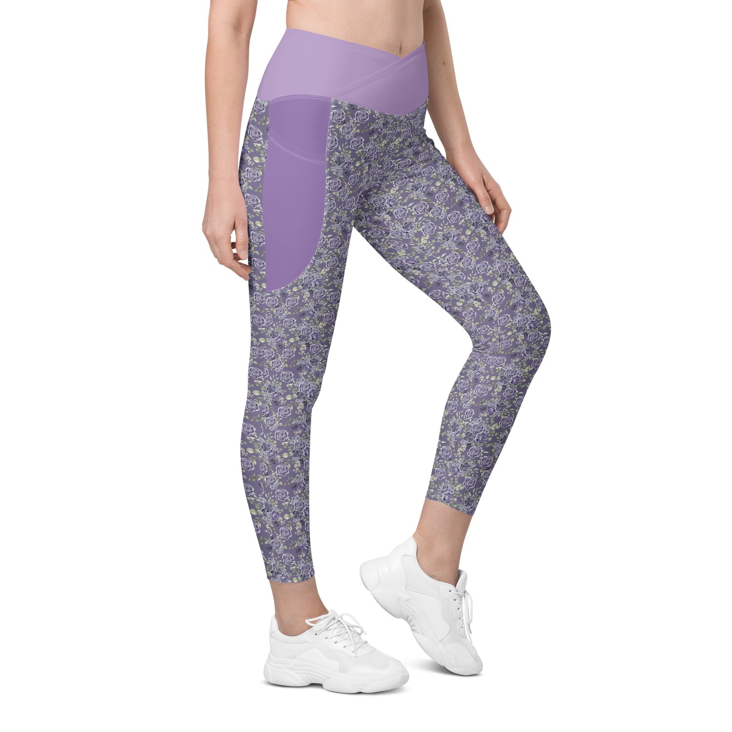 Crossover Leggings with Pockets