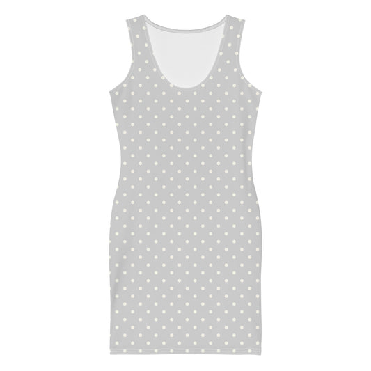 Silver Dots Mini Dress