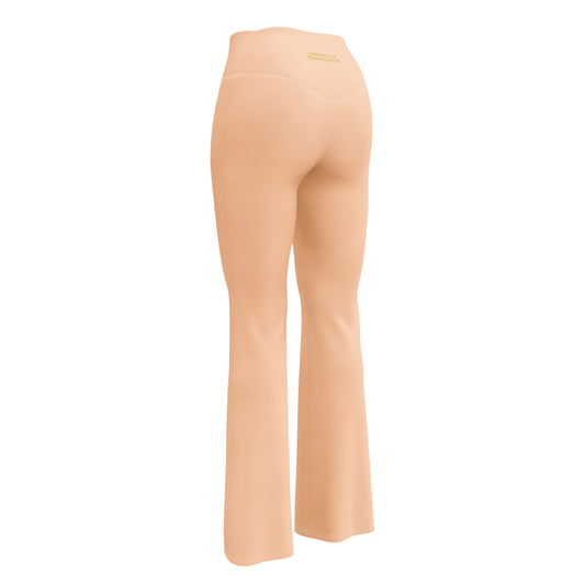 Peach Flare Leggings