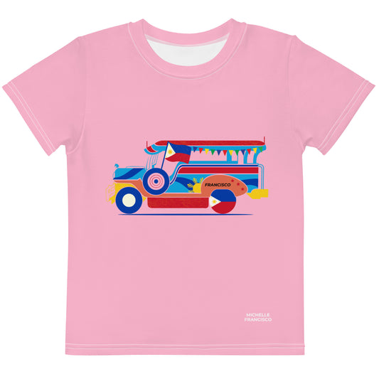 Francisco Jeepney Kids Cotton Candy Crew Neck T-shirt