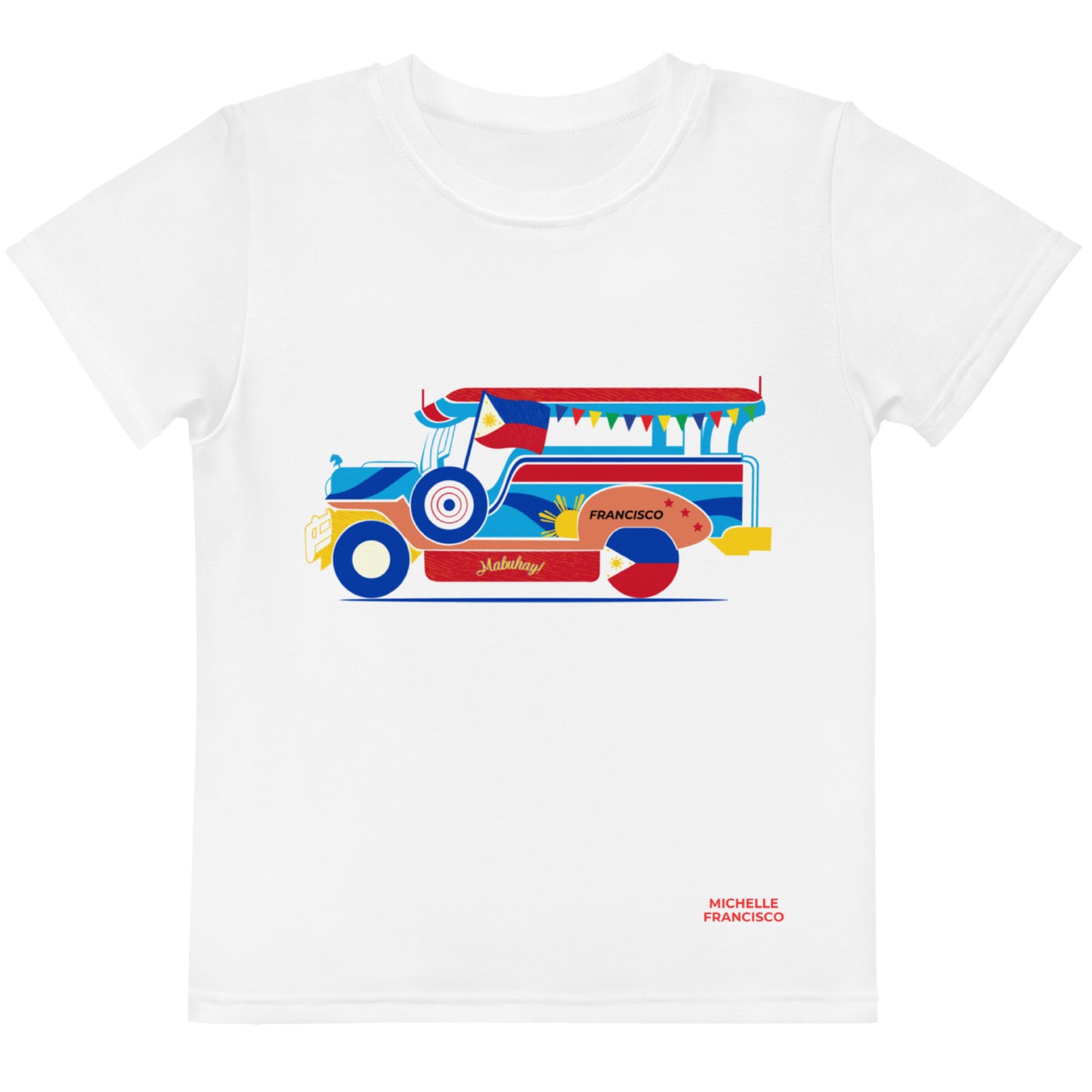 FPJ Mabuhay Kids White Crew Neck T-shirt