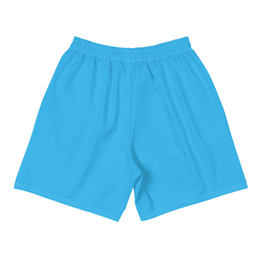 Men's Deep Sky Blue Athletic Shorts