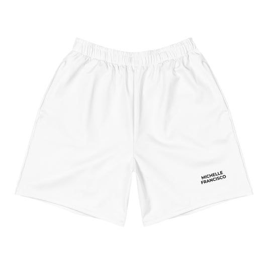 Men's White Athletic Shorts