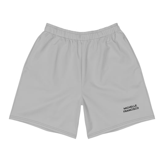 Men's Silver Athletic Shorts