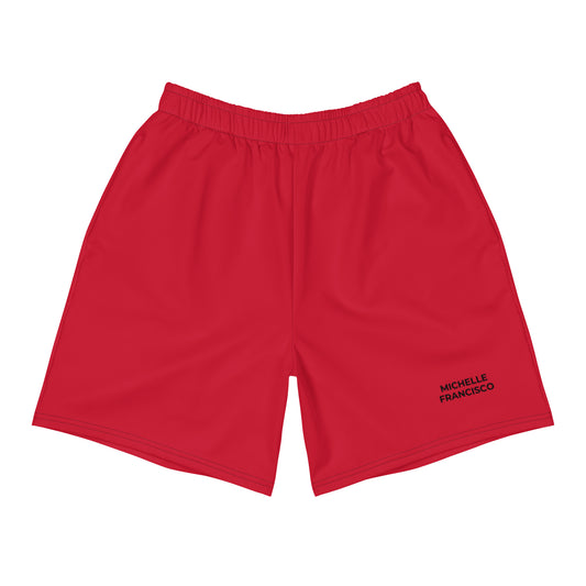 Men's Red Athletic Shorts