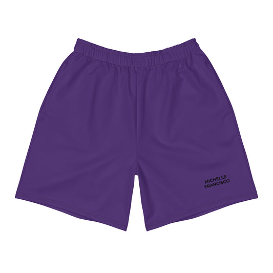 Men's Purple Athletic Shorts