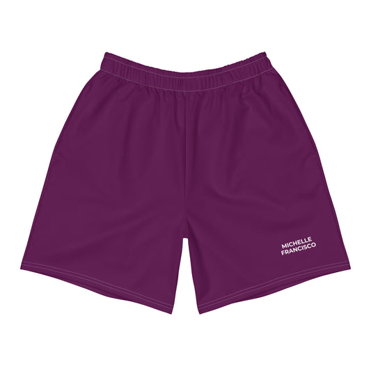 Men's Tyrian Purple Athletic Shorts