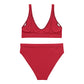 Red High-Waisted Bikini