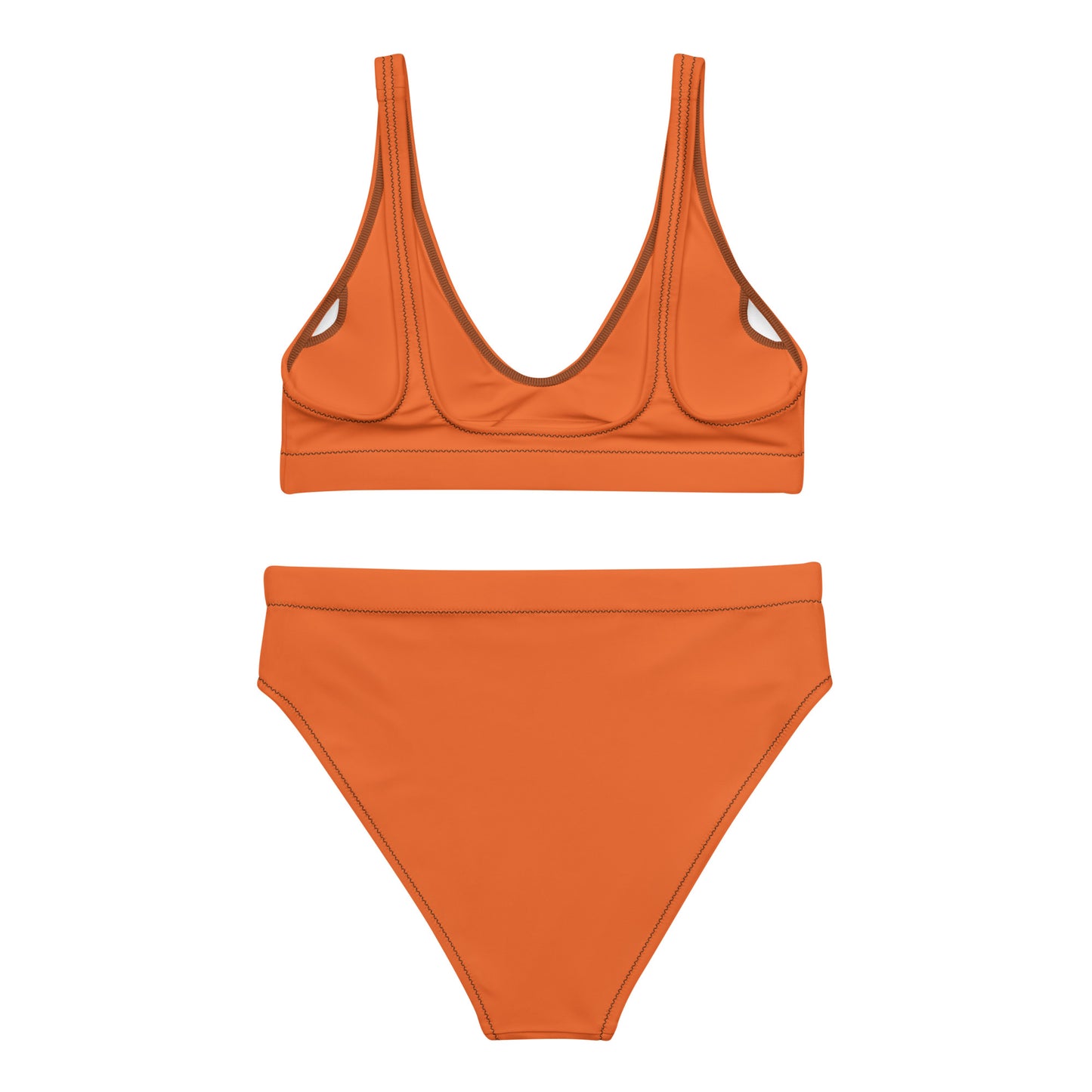 Orange High-Waisted Bikini