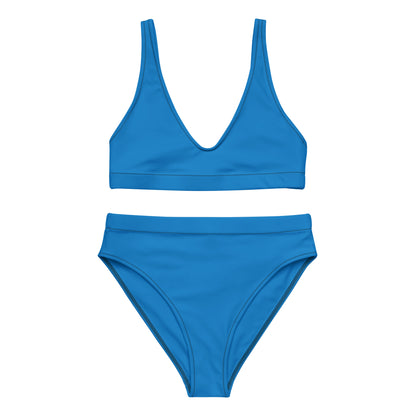 Navy Blue High-Waisted Bikini