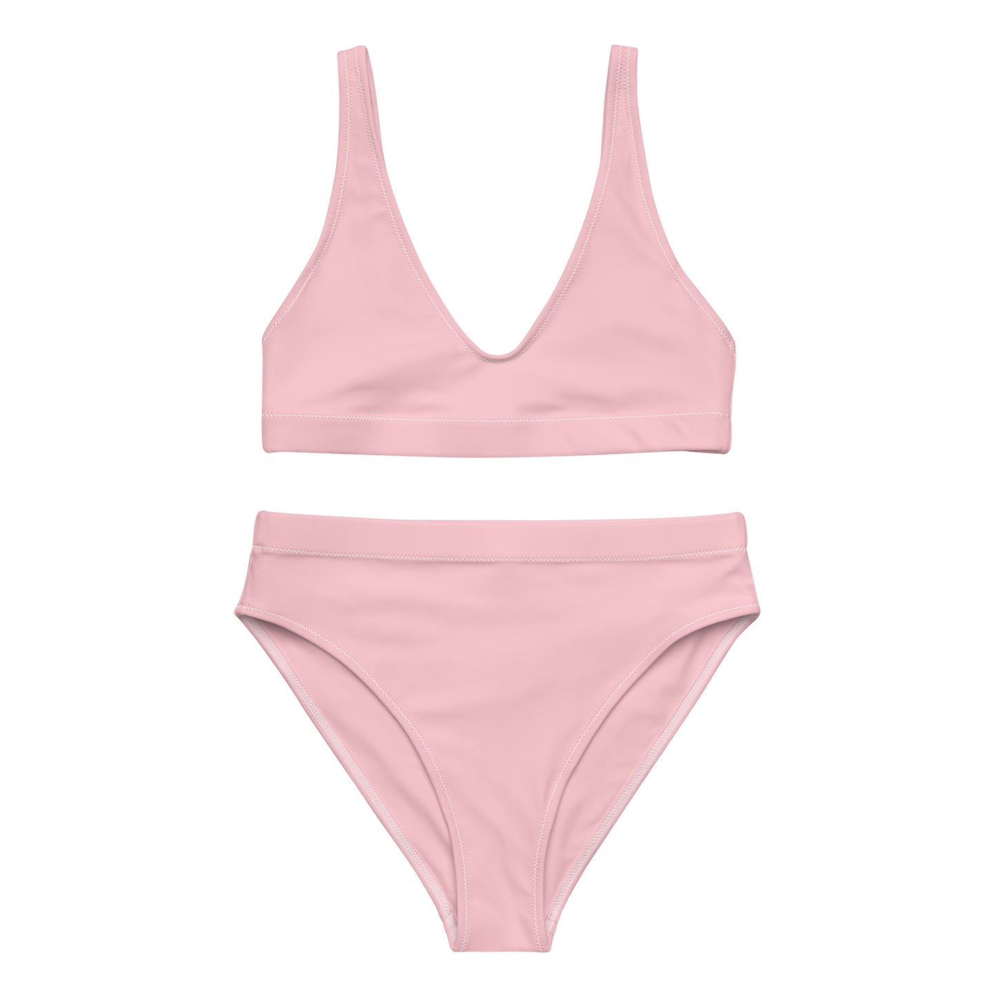 Pink High-Waisted Bikini